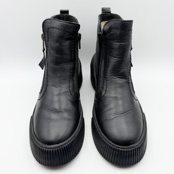 Spring Step Womens Kelko Ankle Boots EU 38 US 7.5-8 Black Leather EUC - Picture 6 of 12